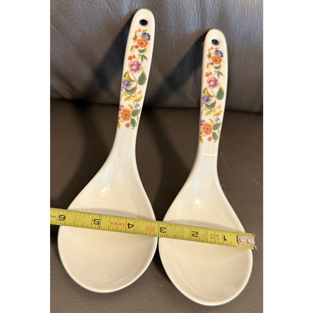 2 MELAMINE RICE/SERVING SPOONS - Picture 3 of 16